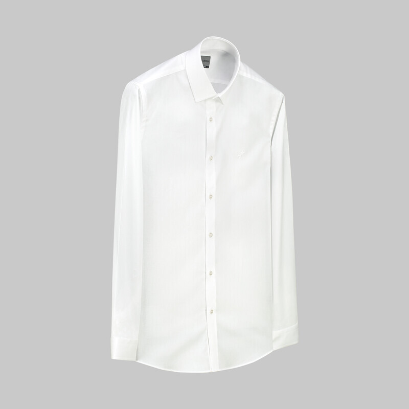 Sosa Uzun Kol Pamuklu Beyaz Gömlek 