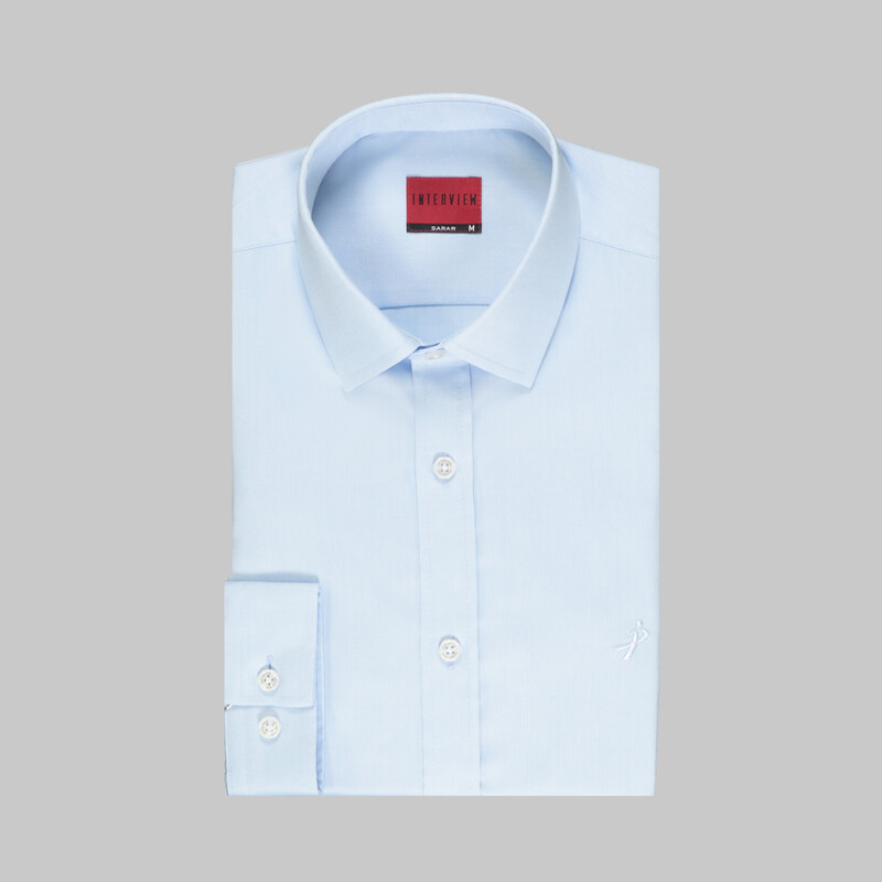 Sosa Uzun Kol Açık Mavi Fitted Gömlek - INTERVIEW
