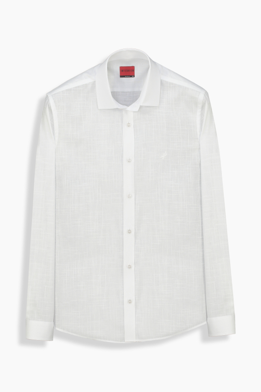 Sosa Uzun Kol Pamuklu Soho Beyaz Gömlek 