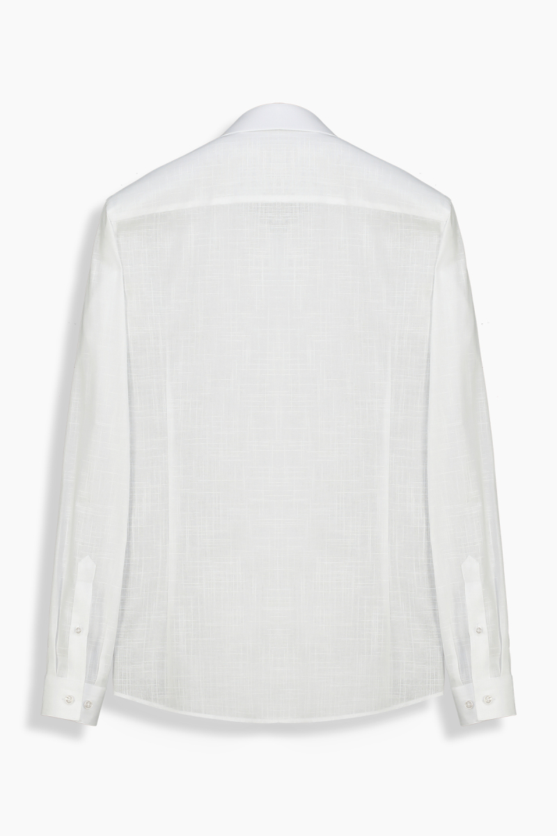 Sosa Uzun Kol Pamuklu Soho Beyaz Gömlek - 2