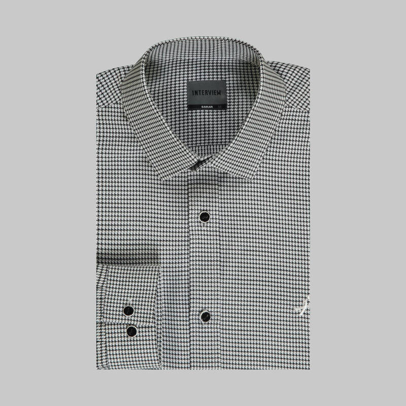 Sosa Uzun Kol Soho Siyah Desenli Gömlek - 3