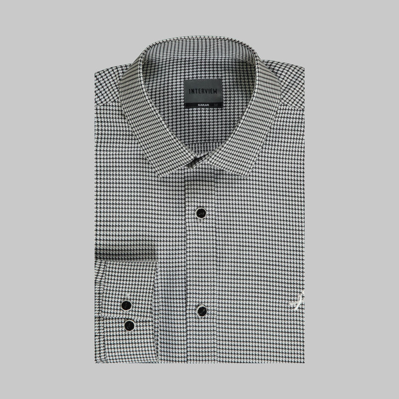 Sosa Uzun Kol Soho Siyah Desenli Gömlek - INTERVIEW