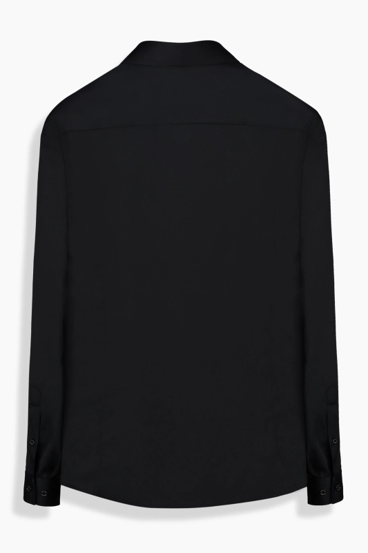 Sosa Uzun Kol Siyah Gömlek - INTERVIEW