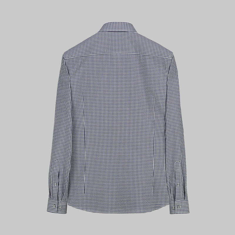 Sosa Uzun Kol Soho Kareli Lacivert Gömlek - 2