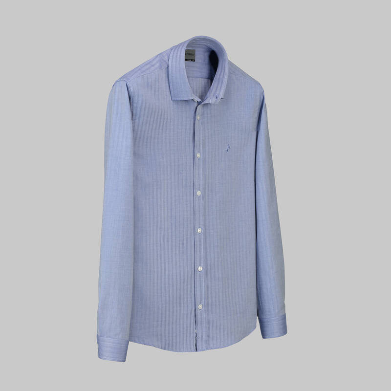 Sosa Uzun Kol Soho Lacivert Slim Gömlek - 1