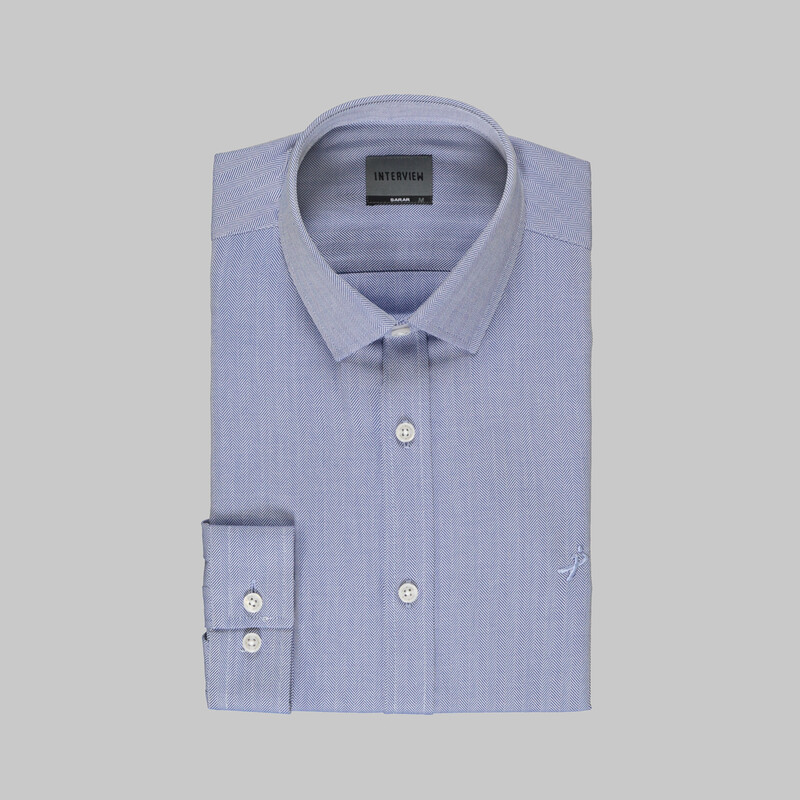 Sosa Uzun Kol Soho Lacivert Slim Gömlek - INTERVIEW