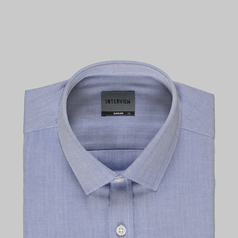 Sosa Uzun Kol Soho Lacivert Slim Gömlek - INTERVIEW