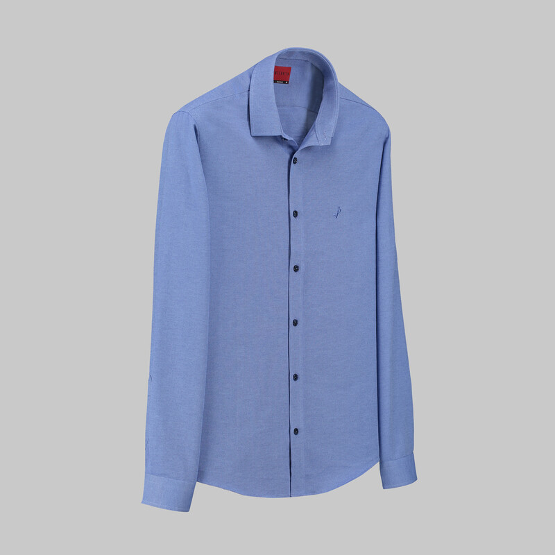 Sosa Uzun Kol Soho Koyu Mavi Gömlek 