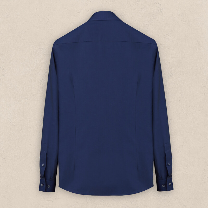 Sosa Lacivert Pamuklu Gömlek - INTERVIEW