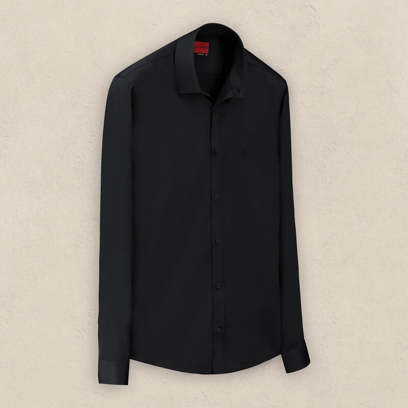 Sosa Uzun Kol Soho Siyah Gömlek 