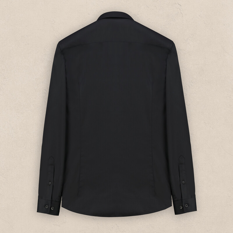 Sosa Uzun Kol Soho Non Iron Siyah Gömlek - INTERVIEW