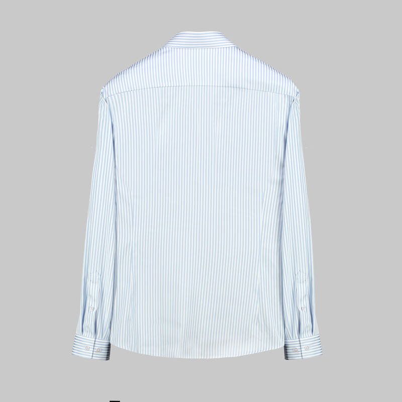 Sosa Uzun Kol Mavi Çizgili Gömlek - 2