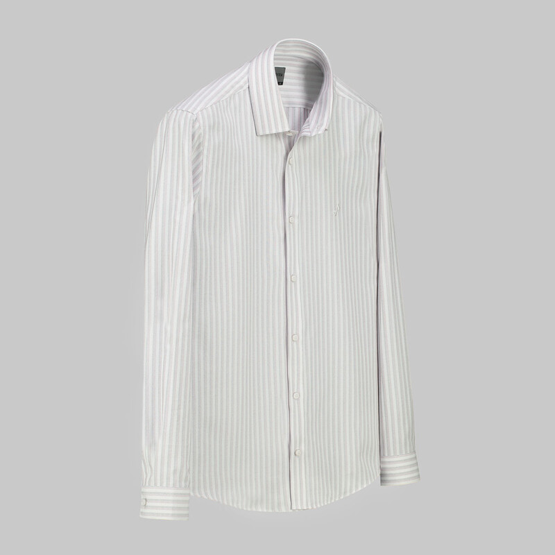 Sosa Uzun Kol Soho Çizgili Kırmızı Gömlek 