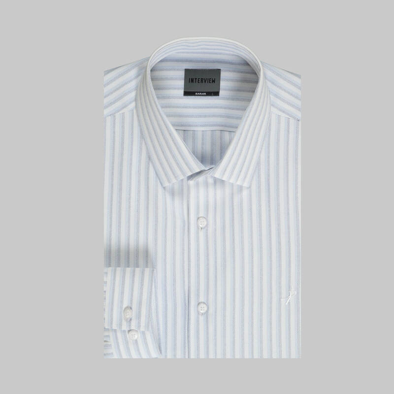 Sosa Uzun Kol Soho Çizgili Mavi Gömlek - 3