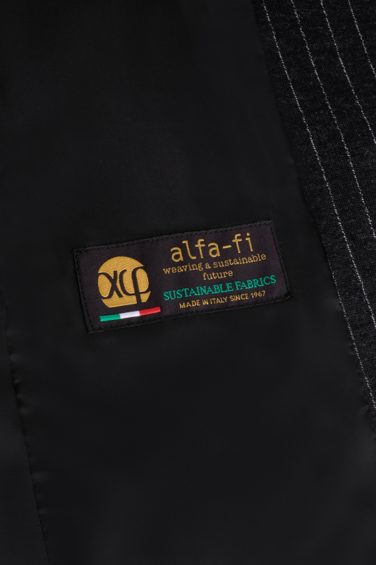 Stell Çizgili Siyah Ceket - SARAR WOMAN