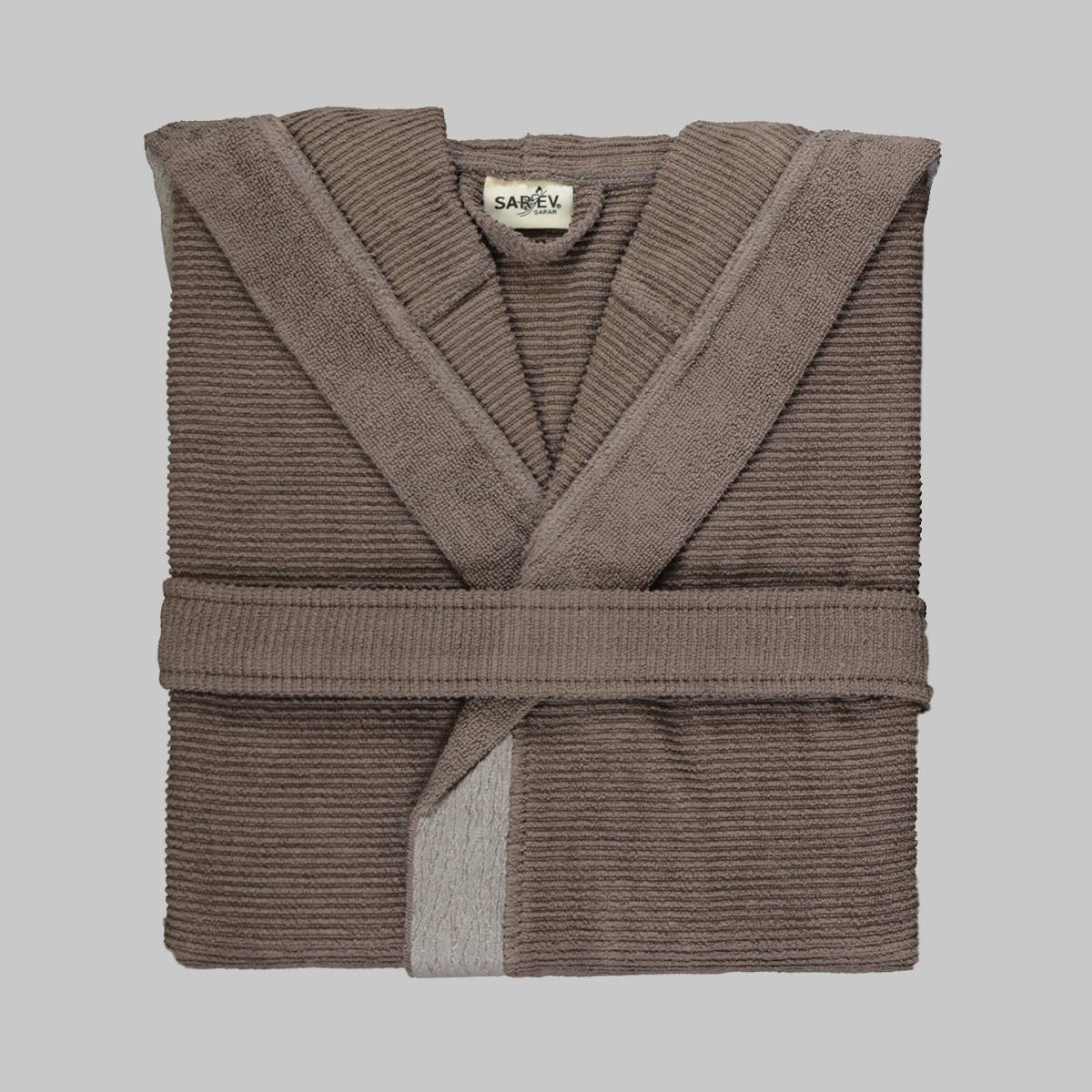 Street Kapüşonlu Bornoz Koyu Gri L - 2