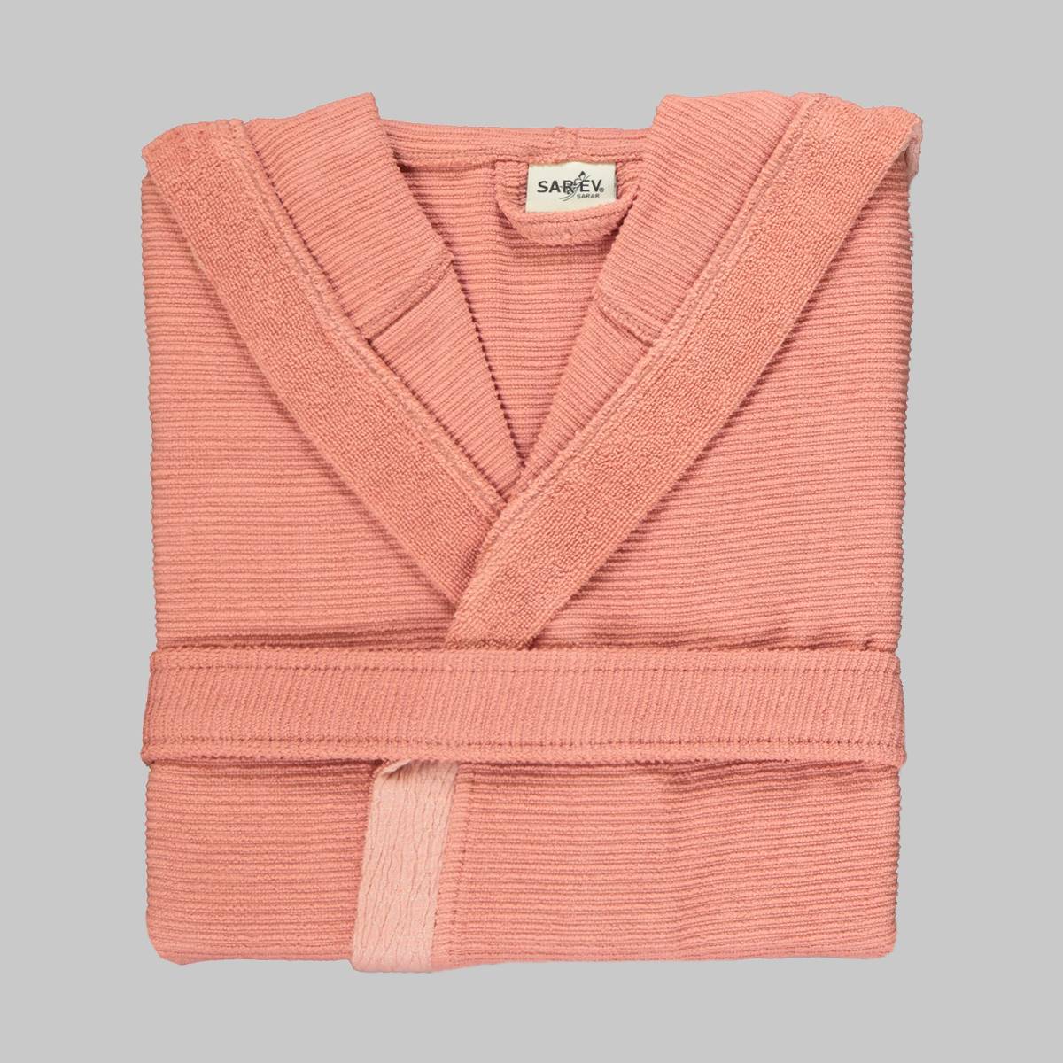 Street Kapüşonlu Bornoz Somon L - 2