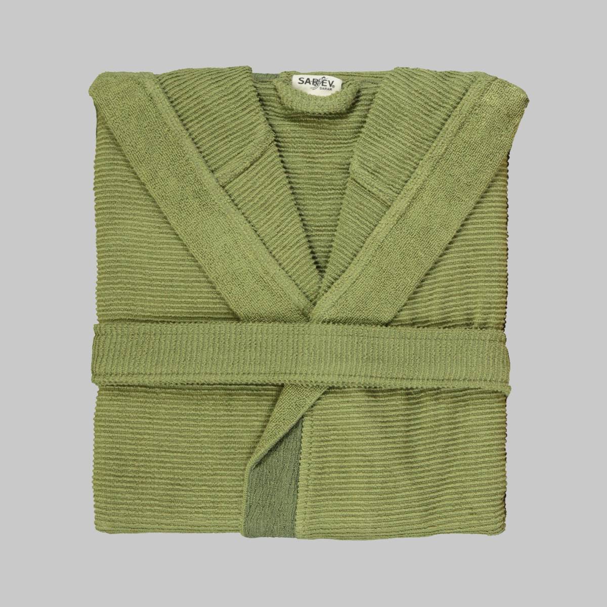 Street Kapüşonlu Bornoz Yeşil L - 2