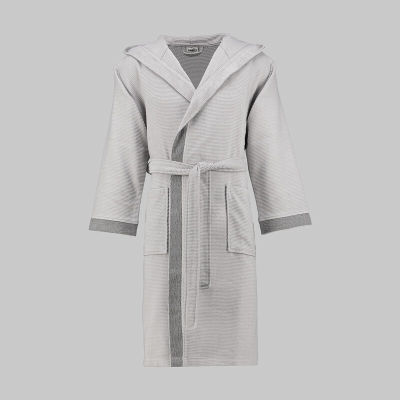 Street Kapüşonlu Bornoz Gri M 