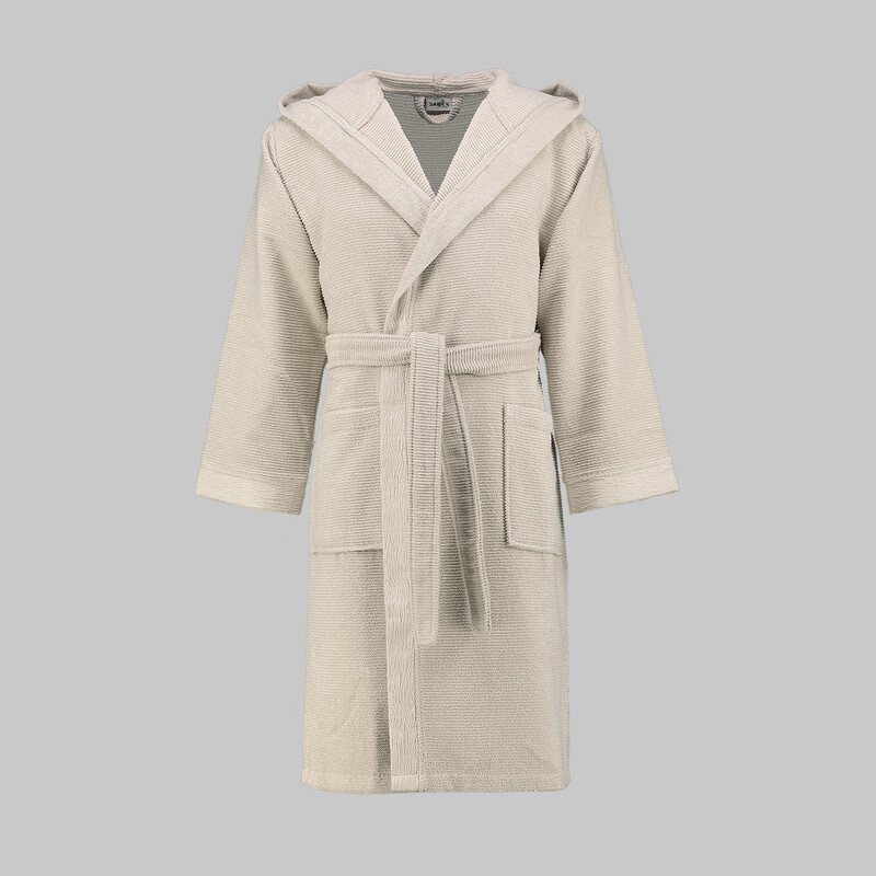 Street Kapüşonlu Bornoz Bej M 