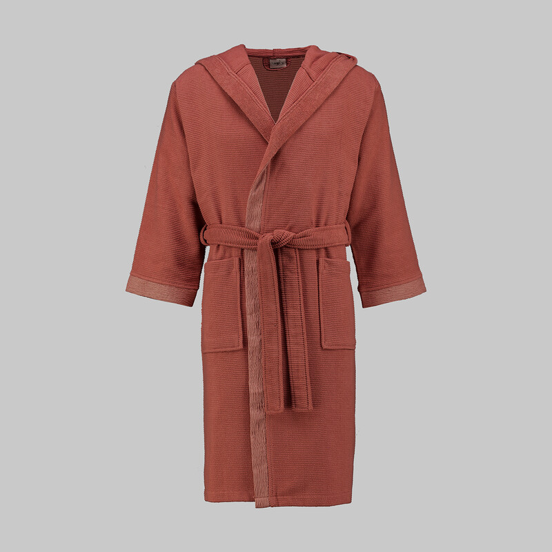 Street Kapüşonlu Bornoz Kiremit M 