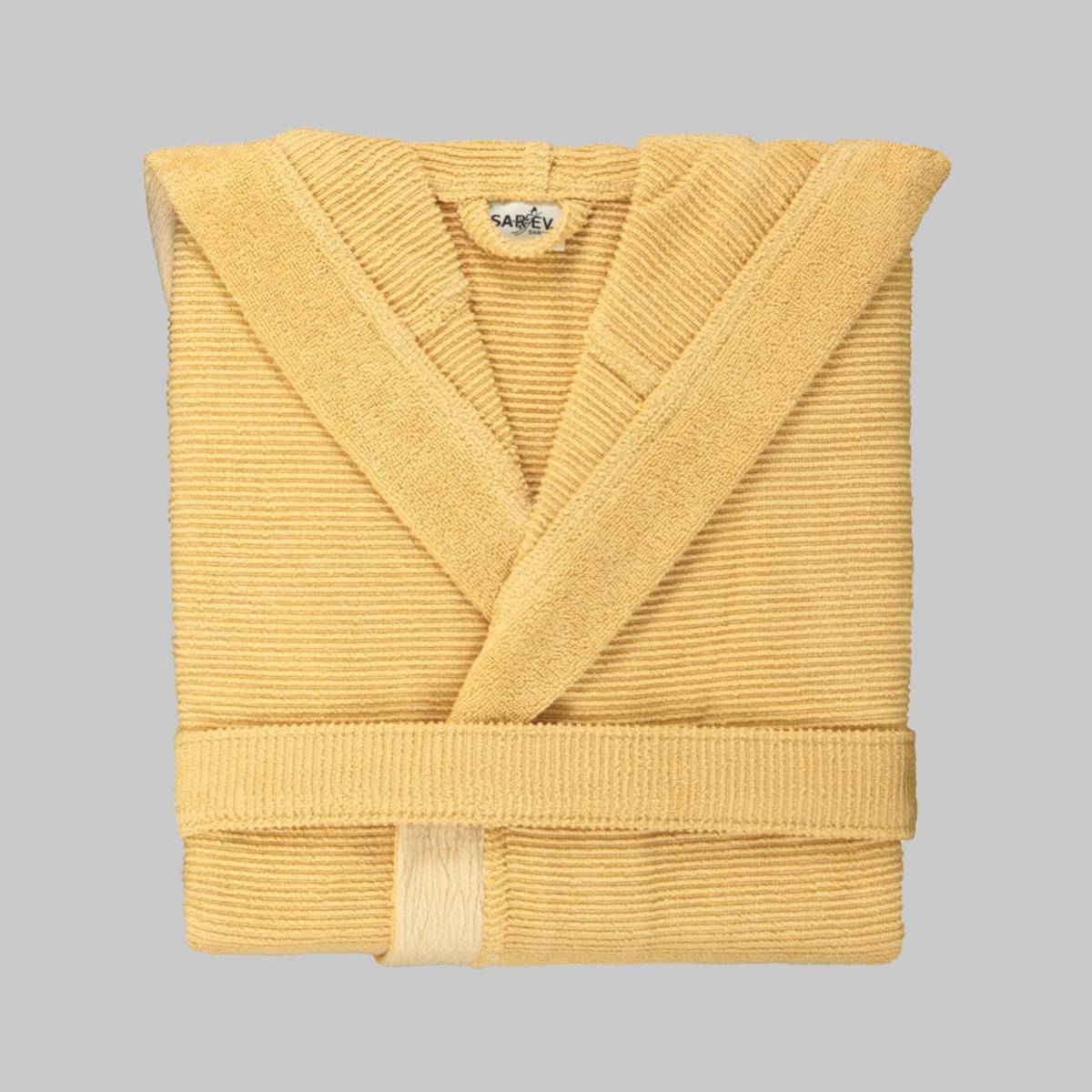 Street Kapüşonlu Bornoz Sarı M - 4