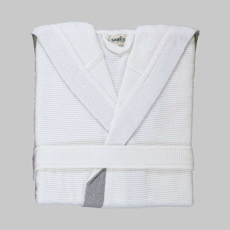 Street Kapüşonlu Bornoz Beyaz M - 2