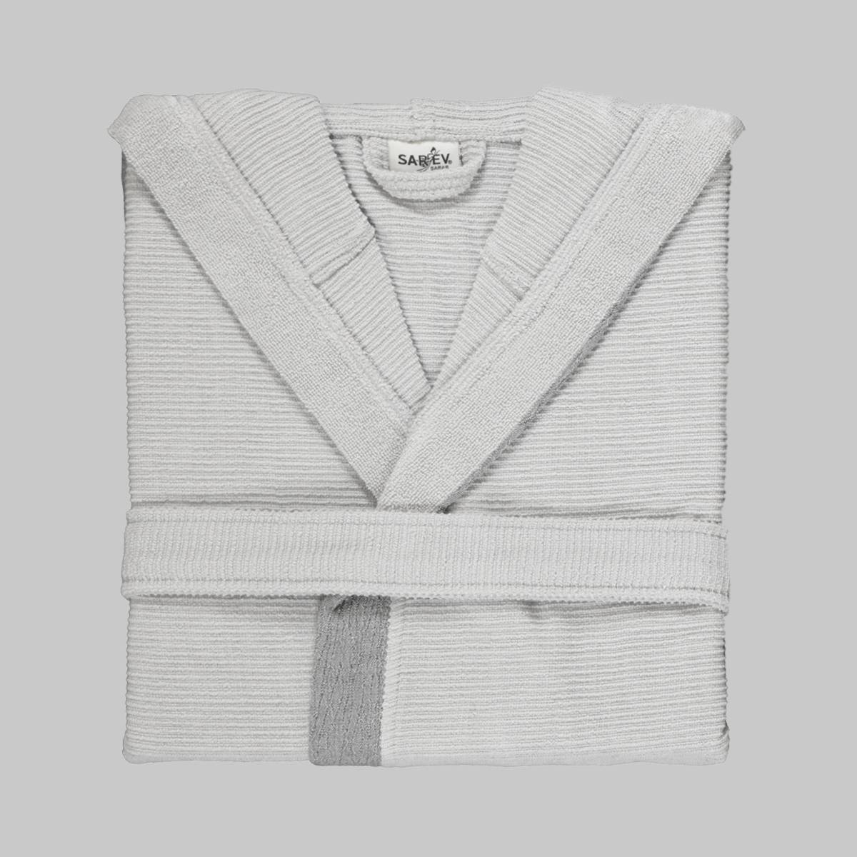 Street Kapüşonlu Bornoz Gri XL - 2