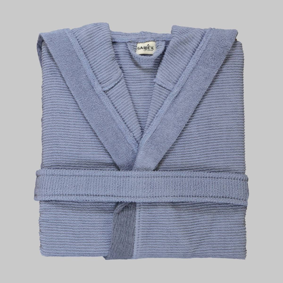 Street Kapüşonlu Bornoz Mavi XL - 2