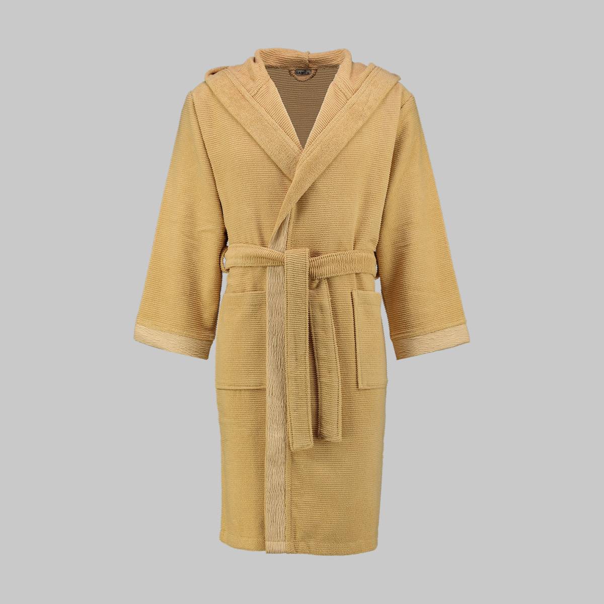 Street Kapüşonlu Bornoz Sarı XL - 1