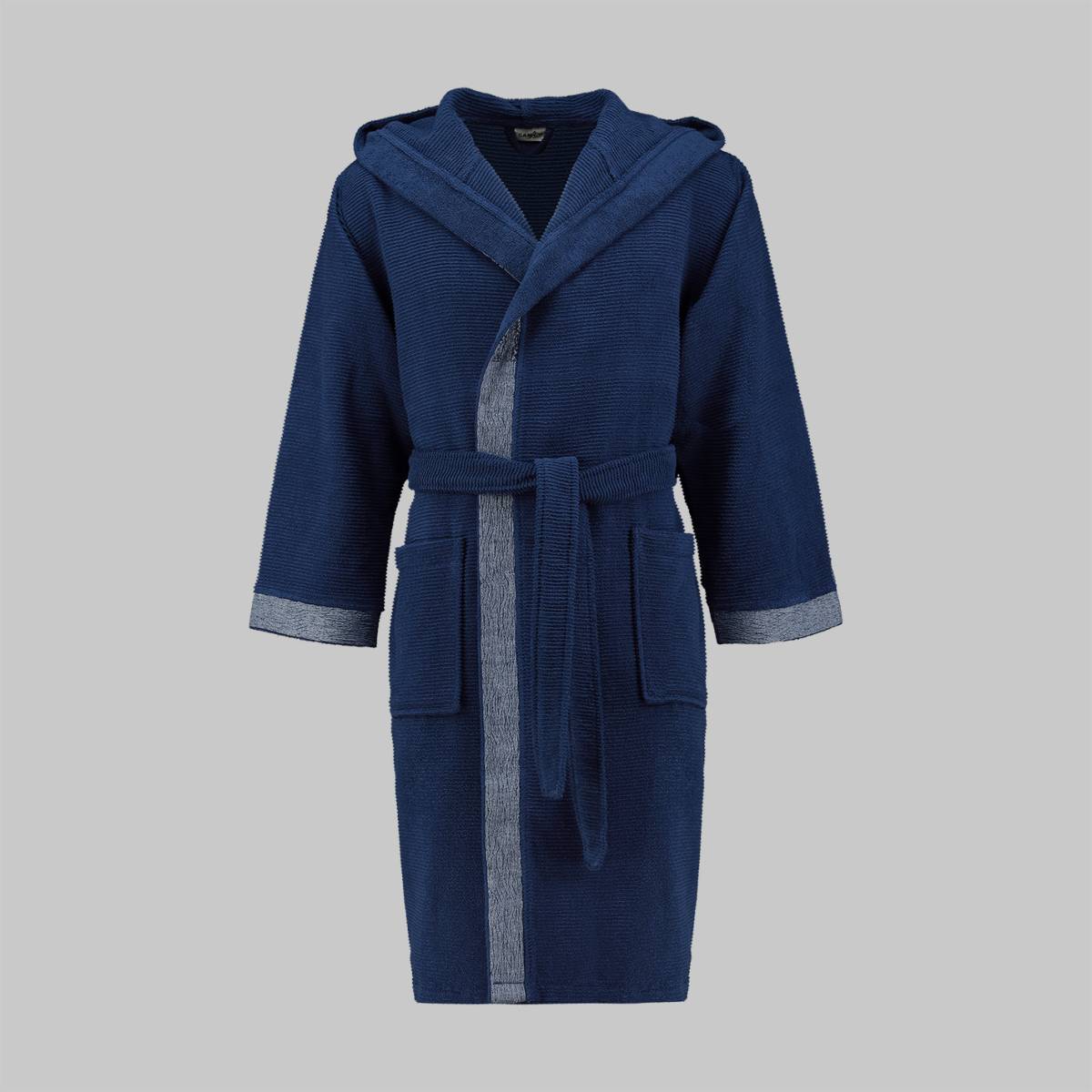 Street Kapüşonlu Bornoz Lacivert XL - 1