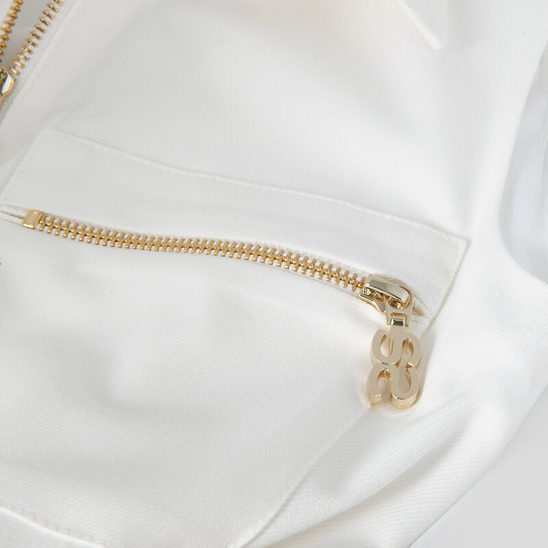 Suzette Beyaz Şort Tulum - SARAR WOMAN