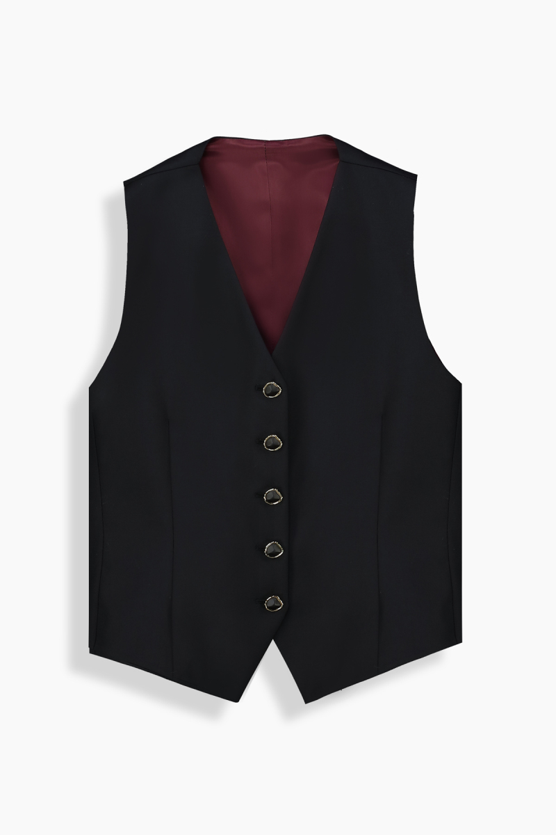 Sylvie Siyah Yelek - 1