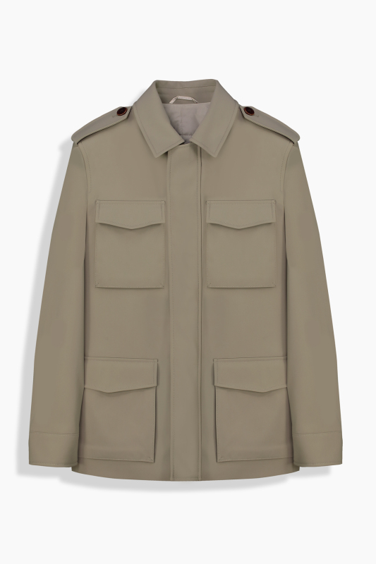 Talisman Safari Slim Fit Bej Kaban 