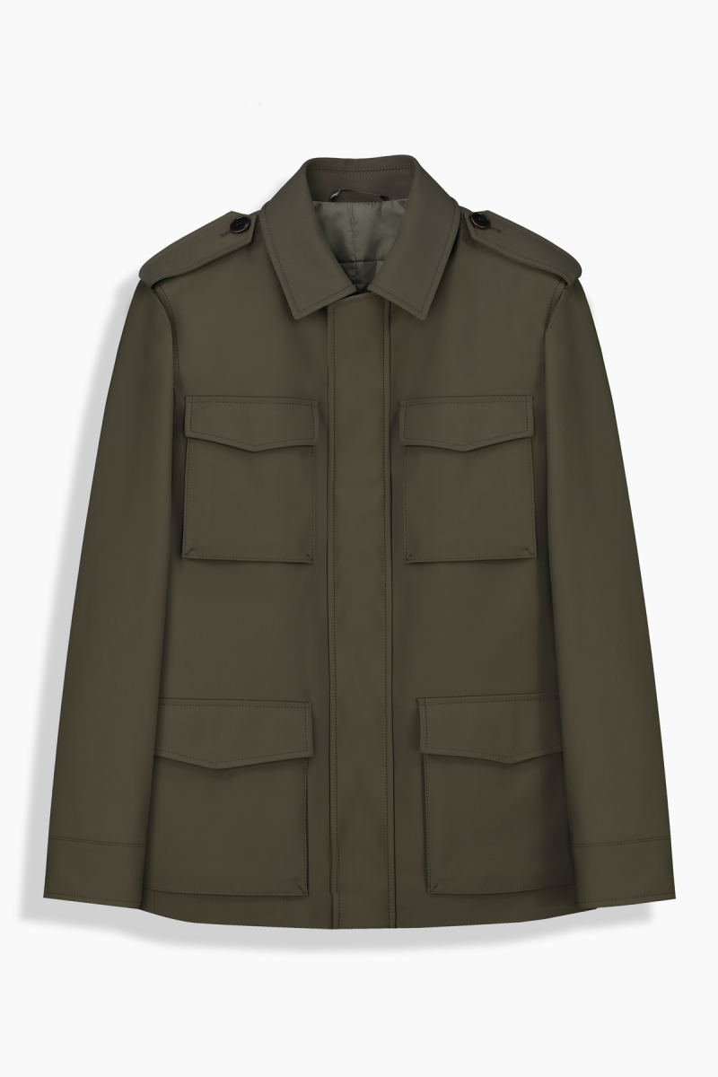 Talisman Safari Slim Fit Haki Kaban - 1