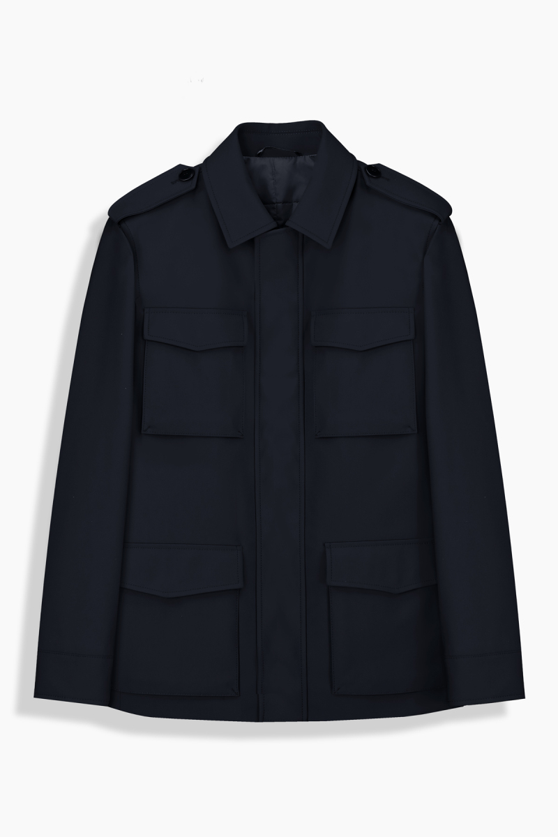 Talisman Safari Slim Fit Lacivert Kaban - 1