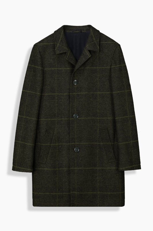 Tasigo Ekose Koyu Yeşil Kaban - SARAR