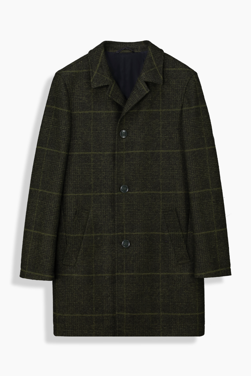 Tasigo Ekose Koyu Yeşil Kaban - 1