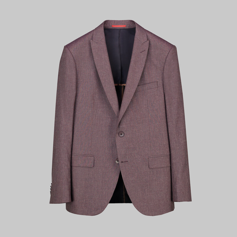 Ted Slim Fit Gül Kurusu Ceket 