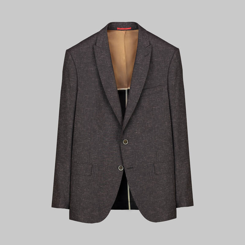 Ted Slim Fit Kahverengi Ceket - 1