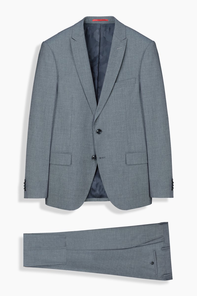 Tedrick Koyu Mavi Slim Fit Takım Elbise - 1