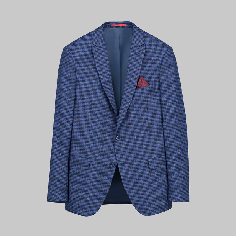 Tedrick Nasa Resta Slim Fit Açık Lacivert Yelekli Takım - INTERVIEW