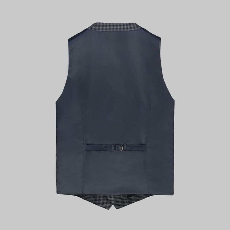 Tedrick Nasa Resta Slim Fit Lacivert Yelekli Takım - INTERVIEW