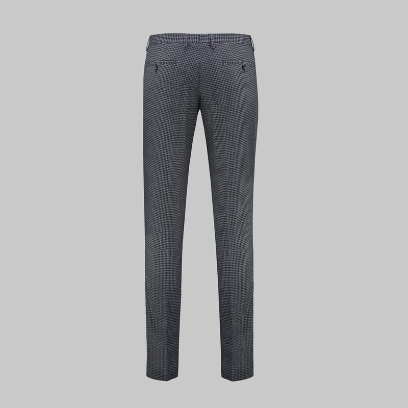 Tedrick Nasa Resta Slim Fit Lacivert Yelekli Takım - INTERVIEW