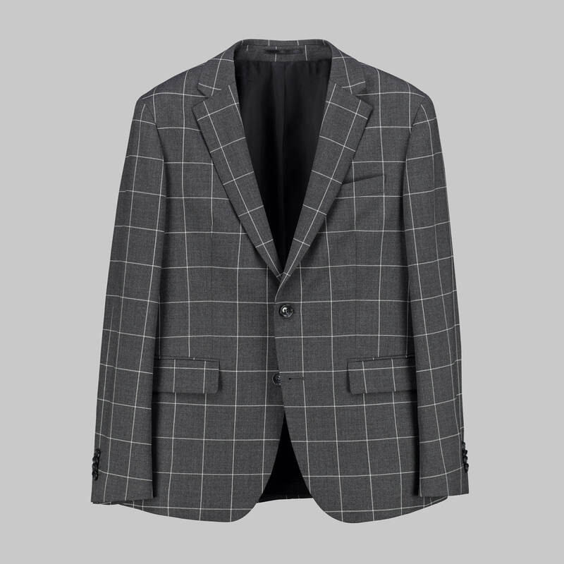 Temera Slim Fit Gri Takım Elbise - 1