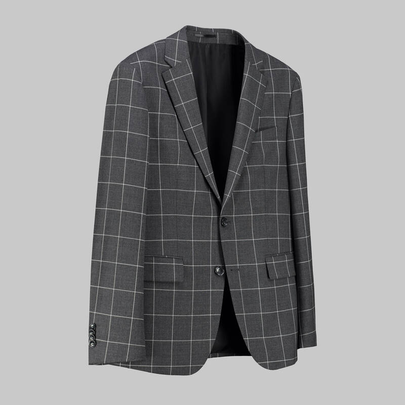 Temera Slim Fit Gri Takım Elbise - 2