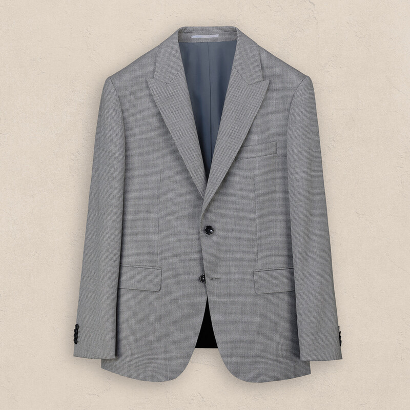 Teneresp Nomos Slim Fit Gri Takım Elbise 