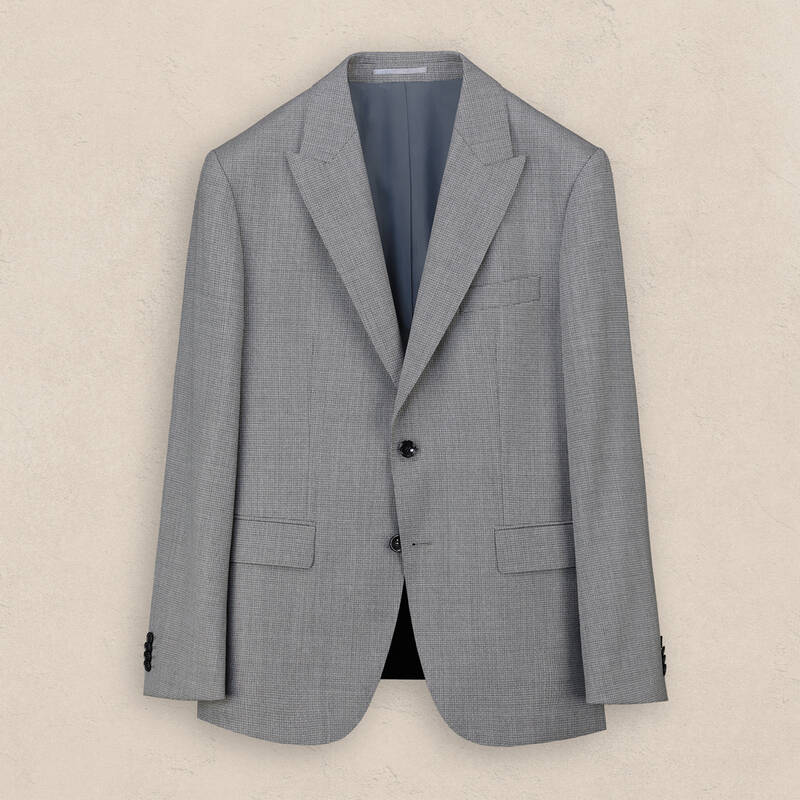 Teneresp Nomos Slim Fit Gri Takım Elbise - 1