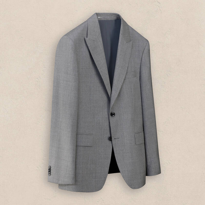 Teneresp Nomos Slim Fit Gri Takım Elbise - 2