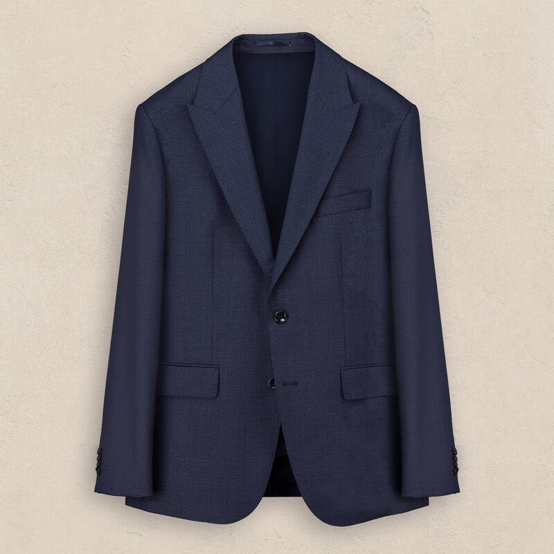 Teneresp Nomos Slim Fit Lacivert Takım Elbise - 1
